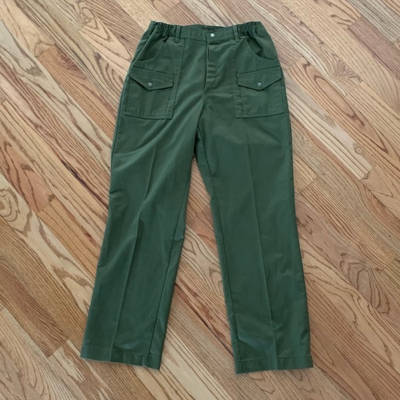 Boy Scouts Pants Vintage Boy Scouts Of America Bsa Cargo Uniform